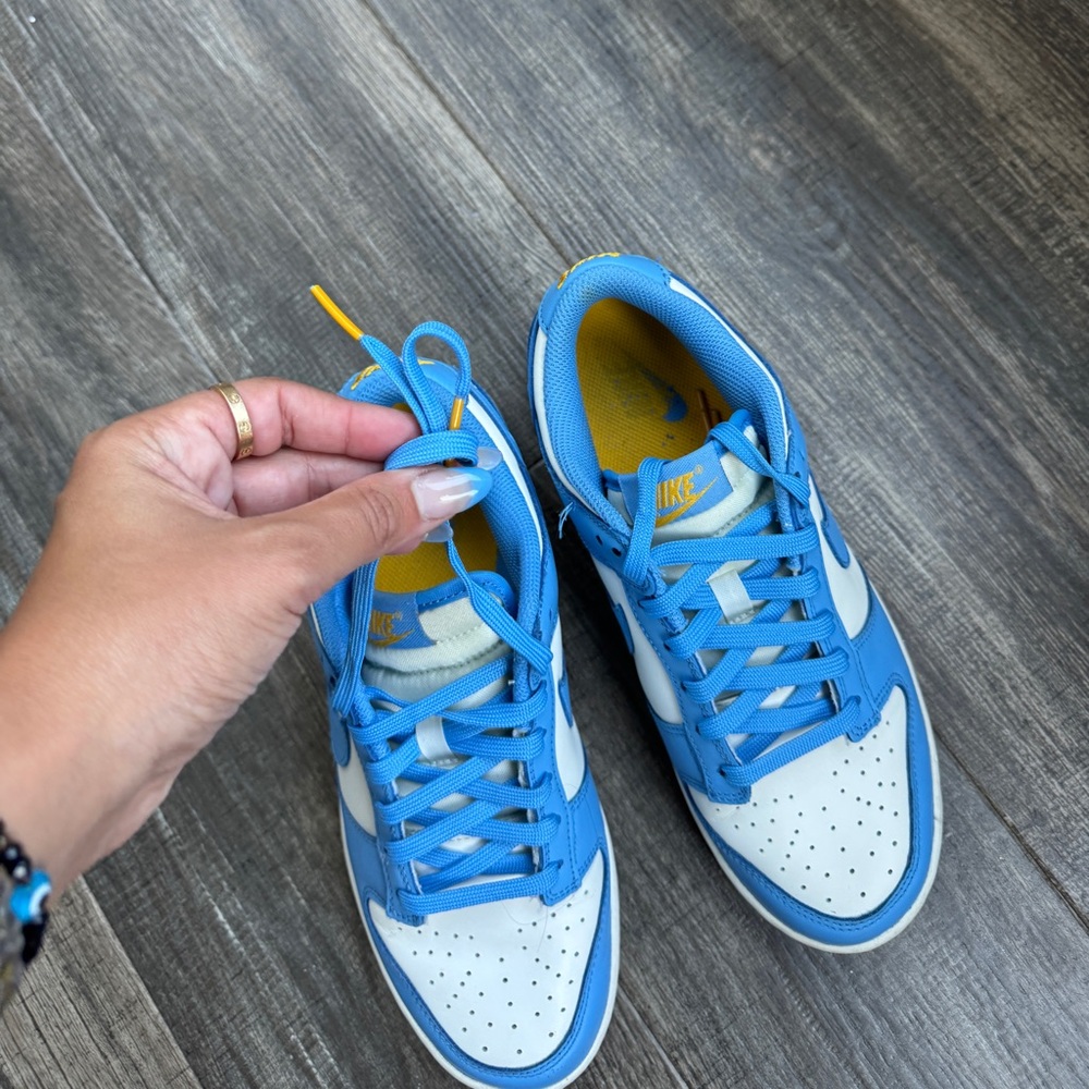 Nike dunk low coast blue white 7.5 women’s sneaker’s - Picture 3 of 7